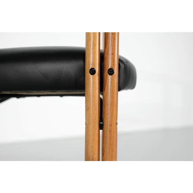 Bernini Ulna Wooden Armchair by Franco Poli for Bernini, Italy, 1986 For Sale - Image 4 of 18