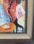 Expressionism Vintage Painting - Seaside Cafe Scene For Sale - Image 3 of 5
