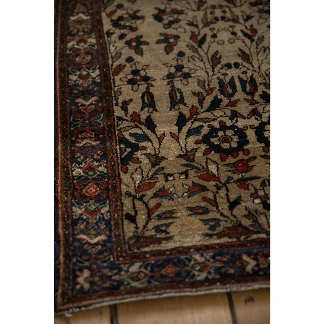 Textile Antique Farahan Sarouk Square Rug Mat - 2' x 2'3" For Sale - Image 7 of 9