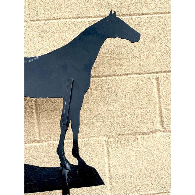 Early 20th Century Antique American Iron Horse Weathervane, Nashville Tn For Sale - Image 6 of 13