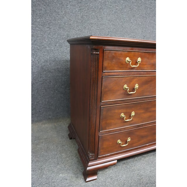 2000 - 2009 Henkel Harris Chippendale Style Mahogany 12-Drawer Dresser, 2000 For Sale - Image 5 of 13