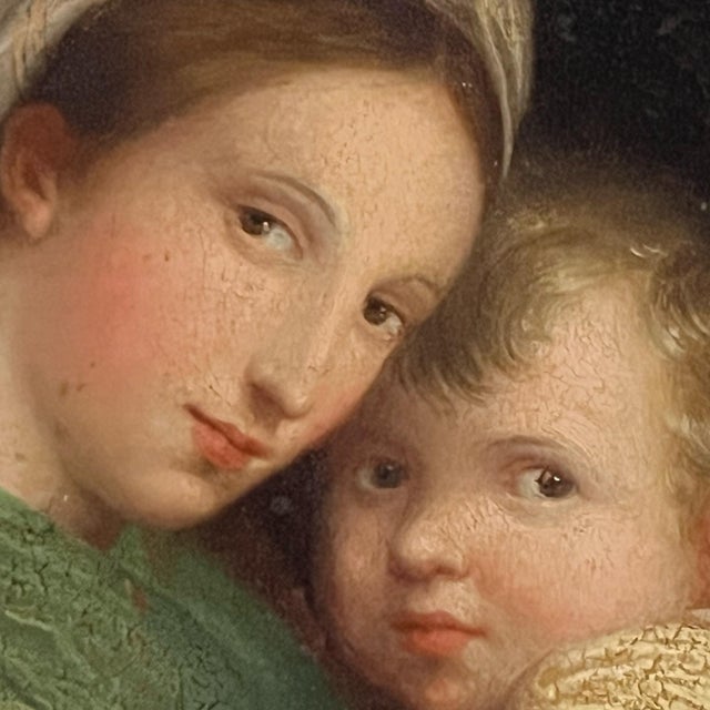 Virgin and Child, 1800s, Oil on Copper Panel For Sale - Image 5 of 5