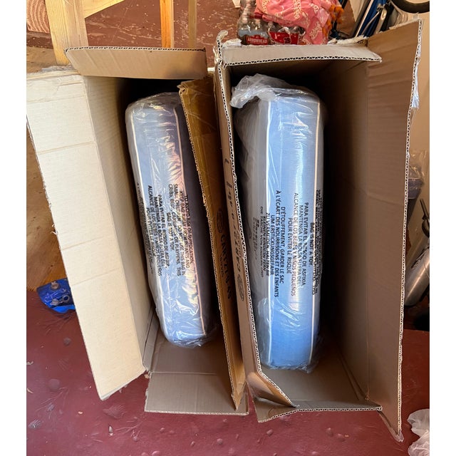 BRAND NEW TWO FRONTGATE CARLISLE CHAISE LOUNGES w/ BRAND NEW SUNBRELLA CUSHIONS $5,443 cost from Frontgate $1,500 for both...