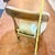 Vintage Hollywood Regency Neoclassical Vanity Chair / Slipper Chair in Sage Velvet With Giltwood Frame & Casters For Sale - Image 9 of 12