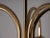 Brown Vintage Brass Floor Lamp with Five Opaline Glass Shades, 1950s For Sale - Image 8 of 9