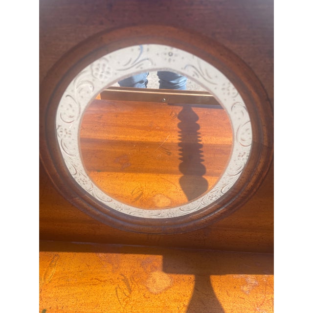 Vintage Washstand With Beveled Mirror and Drawer For Sale - Image 10 of 14