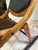 Mid 20th Century Vintage-Style Folding Rocking Chair — Solid Wood, Genuine Leather Accent Chair For Sale - Image 5 of 7