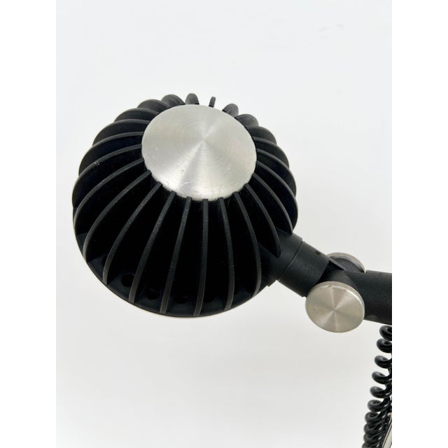 2-Spot Floor Lamp in Brushed Steel and Matte Black from Fase, 1970s For Sale - Image 10 of 12