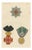 Plate LXXXII Holy Land and Tunis, Jerusalem Cross and Tunisian Badge, 1844 For Sale