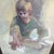 1960s American School 20th Century Portrait of a Seated Boy, Oil on Canvas, Signed and Dated 1969 Framed by Don Carr For Sale - Image 5 of 10