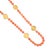 Modern Vintage 18k Yellow Gold 1915 23k Austrian Gold Coin Coral Bead Station Necklace For Sale - Image 3 of 8