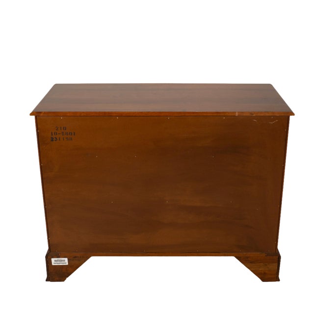 1990s Ethan Allen Regent’s Park Cherry Chest of Drawers Dresser W/ Brass Pulls For Sale - Image 16 of 18