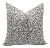 Fabdivine Artisan Block Print Throw Pillow Cover 18x18 Inch Duck Canvas-Black Forest For Sale