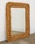 Contemporary Pair of Organic Modern Rattan Wicker Wall Mirrors For Sale - Image 3 of 12