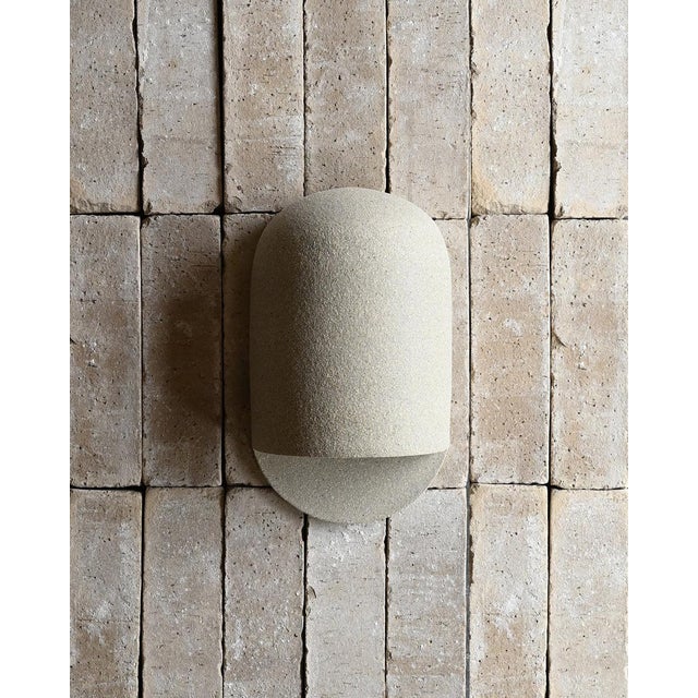 Brown ORCA X Ceramicah Terra Sconce - Buckwheat For Sale - Image 8 of 8