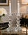 Elevate any interior with this striking pair of Simon Designs faceted crystal candlesticks. Crafted from brilliantly cut...
