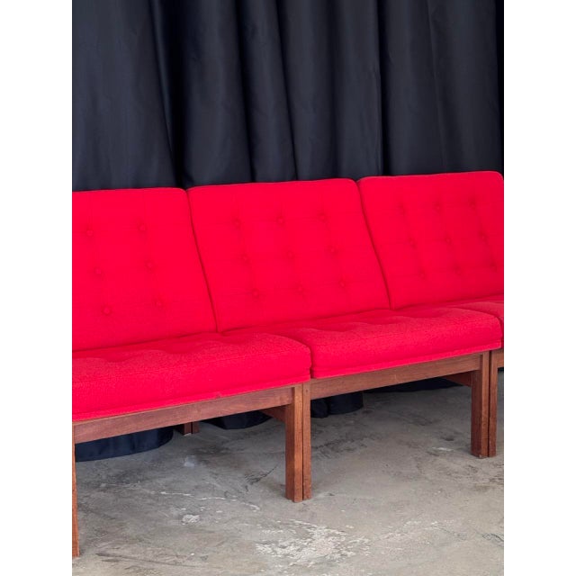 Moduline Chair in Teak by Ole Gjerløv-Knudsen Torben Lind for France & Søn, 1960s For Sale - Image 17 of 18