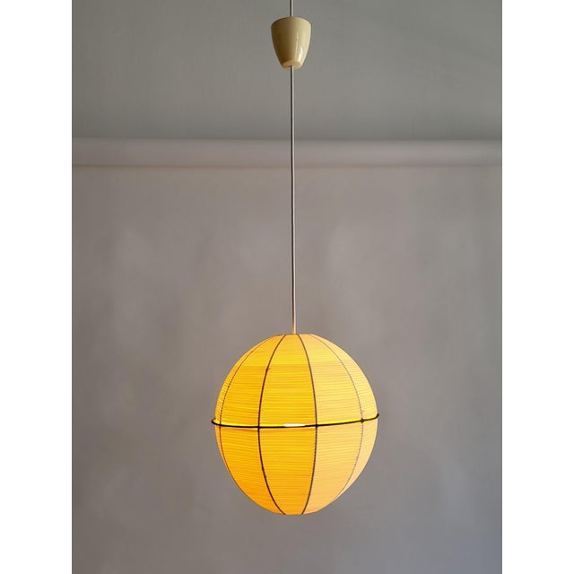 Mid-Century Modern Mid-Century Modern Viennese Spherical Pendant Lamp, 1950s For Sale - Image 3 of 16