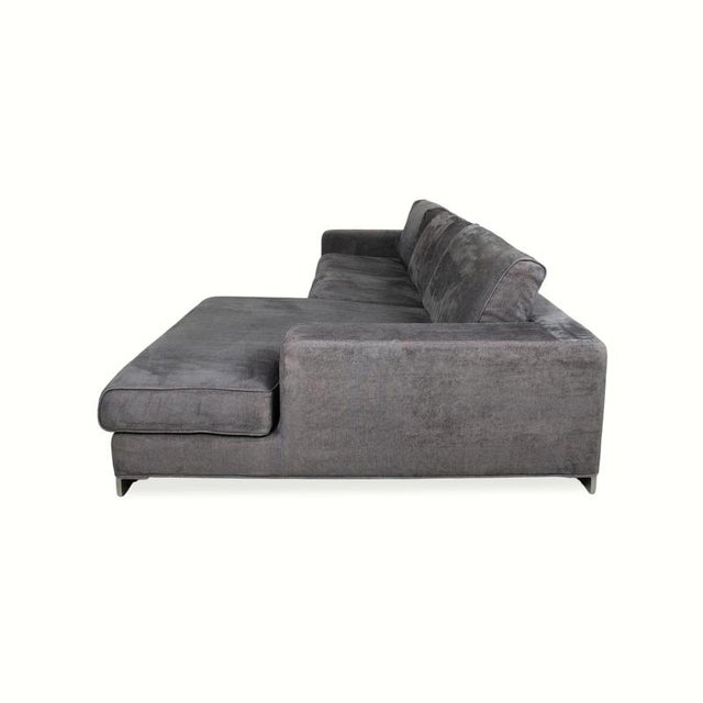 Grey Fabric Corner Sofa from Arketipo For Sale - Image 16 of 17