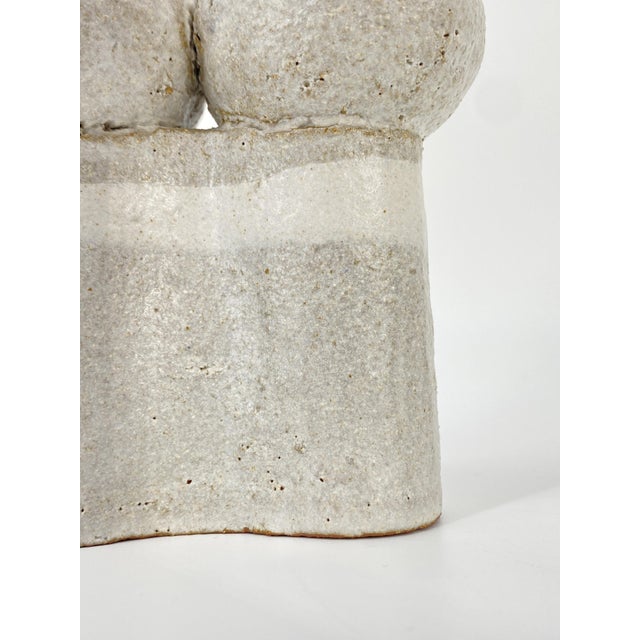 Double Vase/Art Object in Glazed Ceramics by Gisbert & Barbara Haberland, Germany, 1970s For Sale - Image 4 of 15