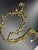 1950s MCM Jewelry by Ark. Necklace With Rhinestone Pastel Tones of Light Blue, Soft Pink, Peridot Green, Yellow, and Clear Crystals For Sale - Image 5 of 6