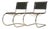 MR10 Cantilever Chair by Ludwig Mies Van Der Rohe for Thonet, Frankenberg, 1975, Set of 2 For Sale