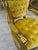 Baroque Baroque Golden Yellow Velvet Chair With Exquisite Gold Leaf Details For Sale - Image 3 of 10
