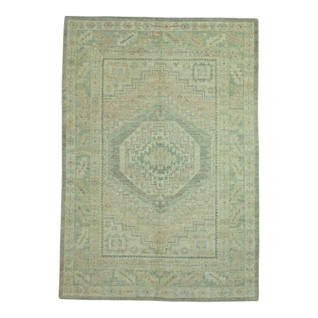 Turkish Oushak Rug 5'2" x 7'5" #19302 For Sale