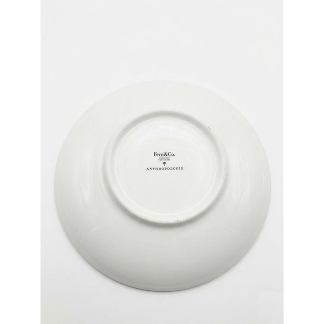 Fern & Co. For Anthropologie Palm Tree Dessert Plate For Sale - Image 4 of 11