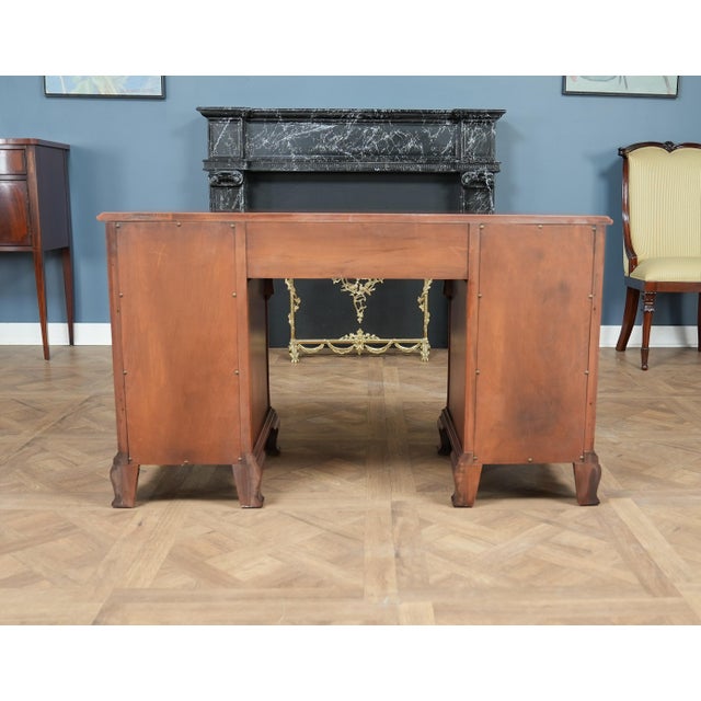 Vintage Chippendale Style Kindel Desk For Sale - Image 10 of 12