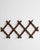 Wood Early 20th Century French Faux Bamboo Wooden Coat Hanger Rack For Sale - Image 7 of 12