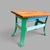 Vintage Industrial Pine Workbench with Cast Iron Base For Sale - Image 5 of 7