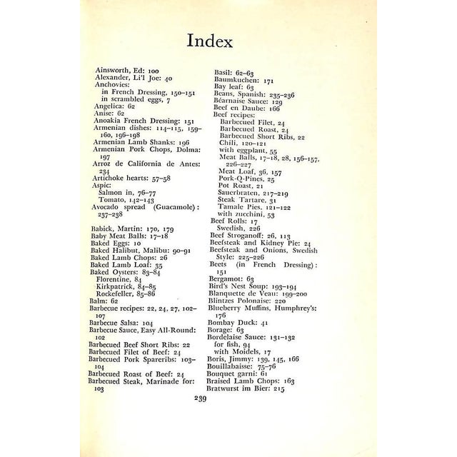 Paper "Farmers Market Cook Book" 1951 Beck, Neill and Fred For Sale - Image 7 of 10