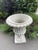 British Cast Stone Fluted Garden Urns, Set of 2 For Sale - Image 6 of 12