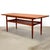Brown Danish Teak “Surfboard” Coffee Table With Lower Magazine Shelf For Sale - Image 8 of 9