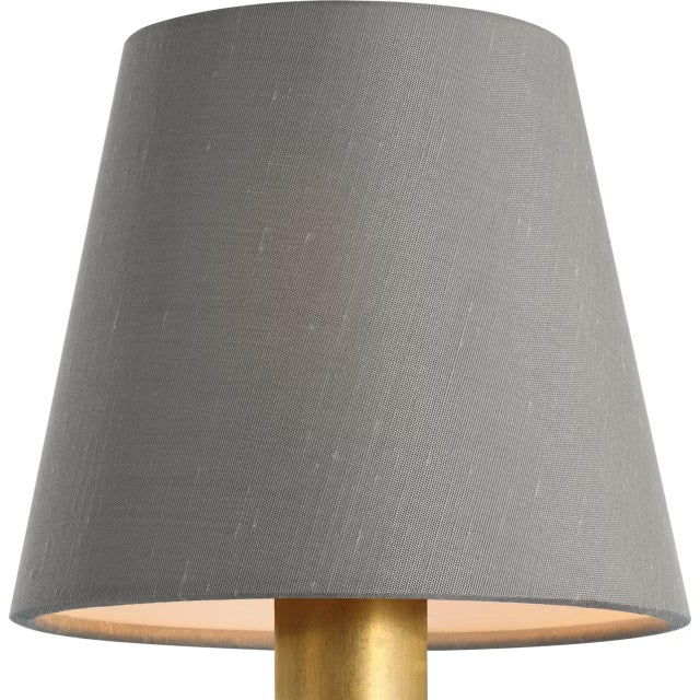Transitional Visual Comfort Signature 6" Mist Silk Empire Shade For Sale - Image 3 of 3