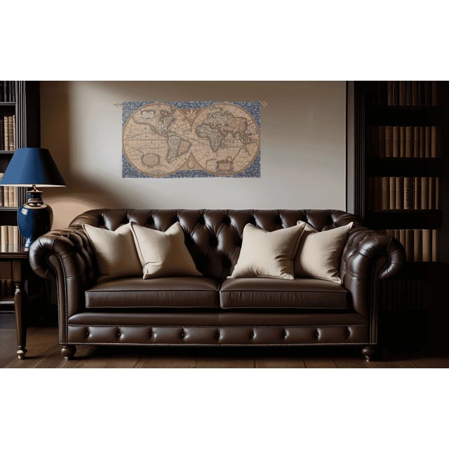 This tapestry features the armorial bearing of a noble knight of the sixteenth century. The This beautiful tapestry is...