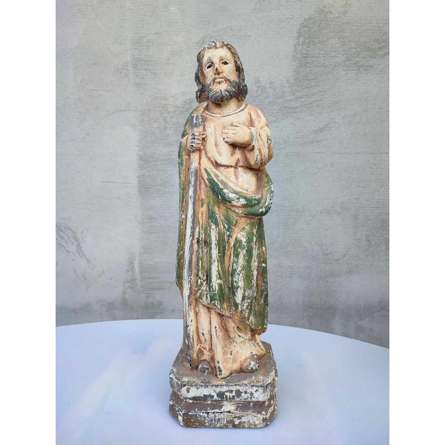 Moses Figure in Limewood, 1890s For Sale - Image 9 of 9