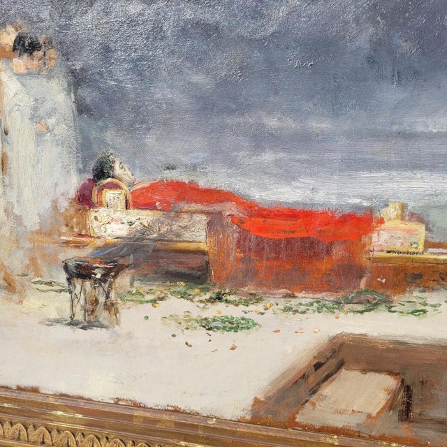 Death of Caesar, Late 19th-Early 20th Century, Artwork on Paper on Canvas For Sale - Image 14 of 18