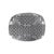 Metal Mid-Century Black and White Geometric Footstool, Italy, 1950 For Sale - Image 7 of 9