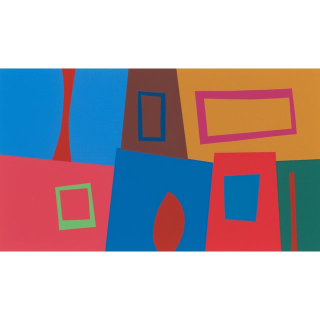 Original first edition silkscreen from Josef Albers "Interaction of Color", published by Yale University Press in 1963 as...
