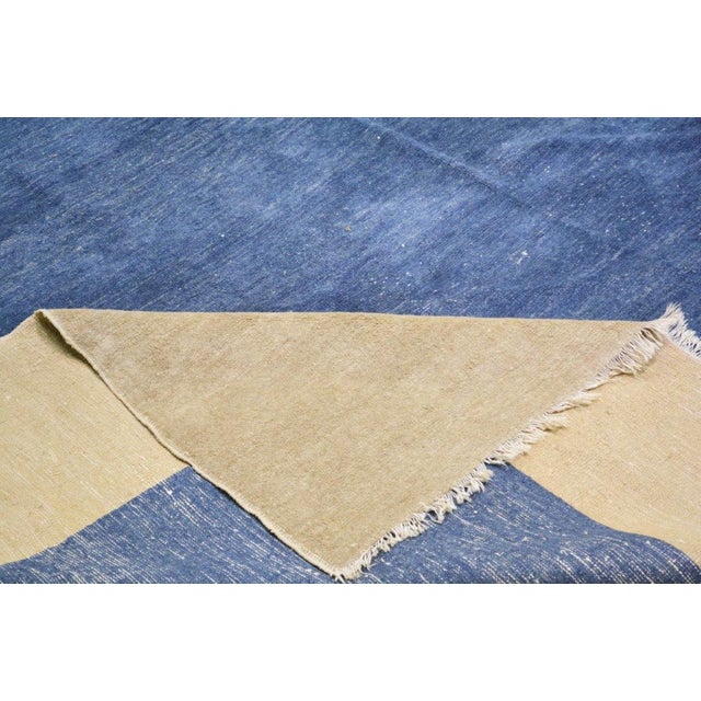 1960s Antique Chinese Hand Knotted Wool Rug, 9x11'7 For Sale - Image 5 of 6