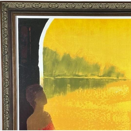 Framed Emile Bellet d'Or Et De Reve Signed Seriolithograph With Certificate of Authenticity For Sale In Portland, ME - Image 6 of 13