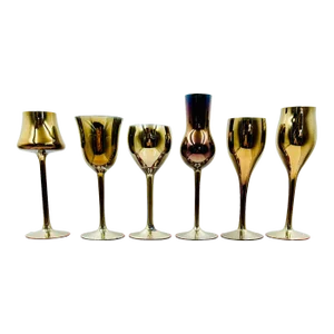 Mid 20th Century Neiman Marcus Modern Cordials Barware- Set of 6