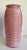 Pink Vintage Postmodern Deco Ribbed Pink Glass Vase For Sale - Image 8 of 10