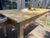 This charming, antique, large table has been sanded by us. The tabletop is made of new wood, which has also been sanded...