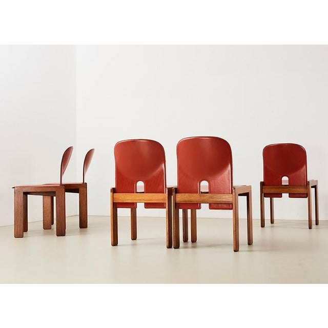 Model 121 Dining Chairs by Tobia & Afra Scarpa for Cassina, Italy, 1965, Set of 5 For Sale - Image 5 of 14