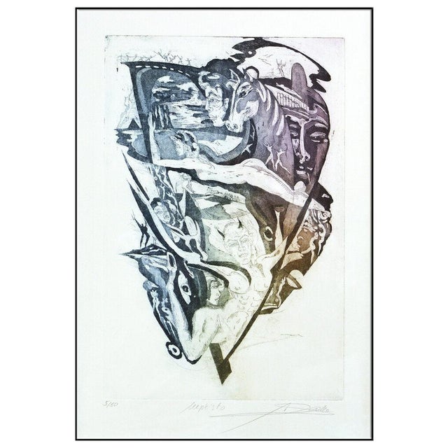 Message us to inquire about custom framing options! (Included for free with every purchase) The artwork here, "Mephisto",...