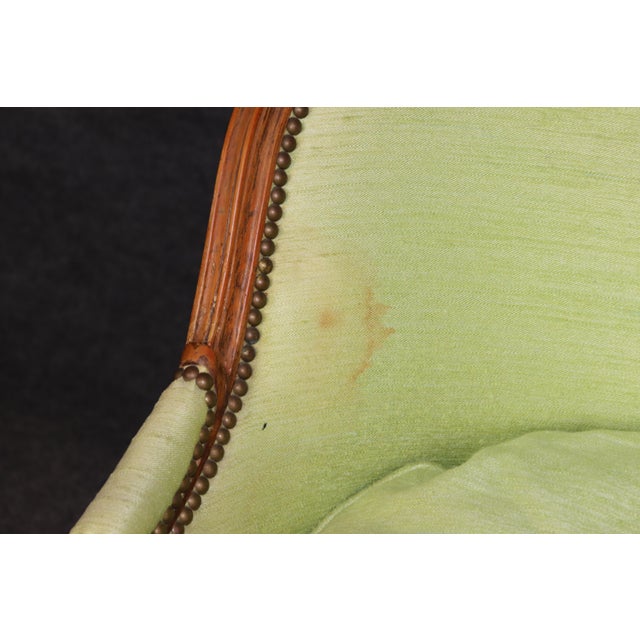 French Louis XVI Style Chaise Lounge Daybed Recamier Circa 1930 For Sale - Image 9 of 13