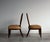 Late 20th Century Pair of Barbara Barry for Baker Oval X-Back Side Chairs With Umber Gold Floral Fabric, Late 20th Century For Sale - Image 5 of 8